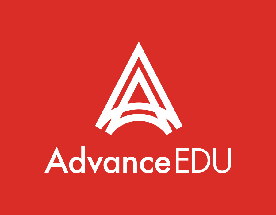 AdvanceEDU logo reversed